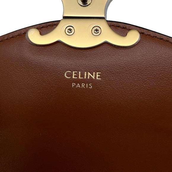 CELINE Triomphe Mobile Pouch 10K682DS3.04LU Shoulder Bag - Picture 11 of 13